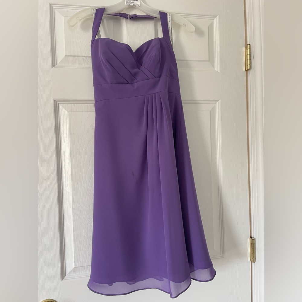Alfred Angelo formal dress, purple, size 2